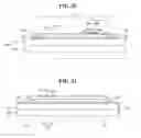 Fig. 15 - Display apparatus comprising a bracket including a side portion having an outer side surface entirely exposed to form an exterior side surface and a supporting portion extending inwardly from the side portion