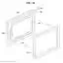 Fig. 28 - Display apparatus comprising a bracket including a side portion having an outer side surface entirely exposed to form an exterior side surface and a supporting portion extending inwardly from the side portion
