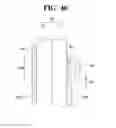 Fig. 31 - Display apparatus comprising a bracket including a side portion having an outer side surface entirely exposed to form an exterior side surface and a supporting portion extending inwardly from the side portion