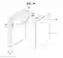 Fig. 43 - Display apparatus comprising a bracket including a side portion having an outer side surface entirely exposed to form an exterior side surface and a supporting portion extending inwardly from the side portion