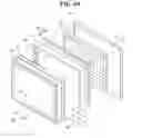 Fig. 52 - Display apparatus comprising a bracket including a side portion having an outer side surface entirely exposed to form an exterior side surface and a supporting portion extending inwardly from the side portion