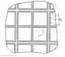 Fig. 01 - Conductively coated window pane for rail vehicles