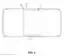 Fig. 04 - Antenna array integrated on the metal back cover of the 5G mobile terminal