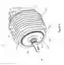 Fig. 04 - Submersible-rated roller table motor