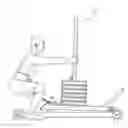 Fig. 01 - Mobile hip squat apparatus