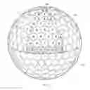 Fig. 06 - Dimple patterns for golf balls