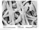 Fig. 01 - Highly functional spunbonded fabric made from particle-containing fibres and method for producing same