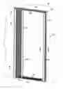 Fig. 01 - Method for mounting a flexible-panel door to a door frame of a building