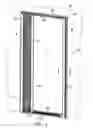 Fig. 02 - Method for mounting a flexible-panel door to a door frame of a building