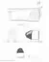 Fig. 09 - Polycrystalline diamond chisel type insert for use in percussion drill bits even for use in large hole percussion drilling of oil wells