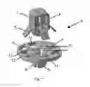 Fig. 02 - Fastener for mounting on a support