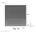 Fig. 08 - Patterned marking of multilayer optical film by thermal conduction
