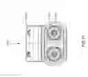 Fig. 12 - Duplex Clip Assembly for Fiber Optic Connectors