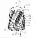 Fig. 01 - Rotary cutting tool having axially supported lead cutting insert and a continuous cutting edge
