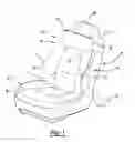Fig. 02 - Seat assembly having a shell disposed on a seat back frame