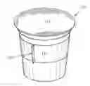 Fig. 01 - Safety and cleaning device for single cup coffee maker