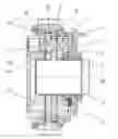 Fig. 01 - Angular contact bearing and gear mechanism comprising a thrust washer
