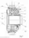 Fig. 02 - Angular contact bearing and gear mechanism comprising a thrust washer