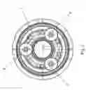 Fig. 03 - Angular contact bearing and gear mechanism comprising a thrust washer