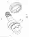 Fig. 08 - Angular contact bearing and gear mechanism comprising a thrust washer