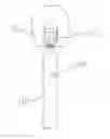 Fig. 01 - LED lamp convenient to switch flame direction