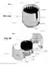 Fig. 05 - Modular light fixture frames and housings