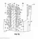 Fig. 20 - Structure of integrated circuitry and a method of forming a conductive via