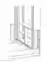 Fig. 01 - 4-post rack with integrated intake/exhaust regions