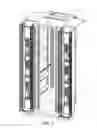 Fig. 02 - 4-post rack with integrated intake/exhaust regions
