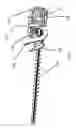 Fig. 08 - Hedge trimmer with a dual gear setting