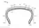 Fig. 01 - TIRE WITH PRE-STRESSED TOROIDAL ELEMENT