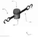 Fig. 01 - Protected tie down strap
