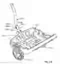 Fig. 191 - Pool cleaner caddy with removable wheel assemblies