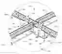 Fig. 01 - Suspended ceiling system, securing members, and process of installing a suspended ceiling system