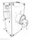 Fig. 01 - Electromechanical lock with mechanical latch holdback and remote release