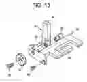 Fig. 14 - Electromechanical lock with mechanical latch holdback and remote release