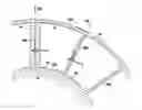 Fig. 01 - Optimized aerodynamic profile for an arm of a structural casing of a turbine, and structural casing having such an arm
