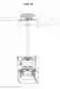 Fig. 85 - Lighting fixture with multiple configurations for different junction box configurations