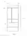 Fig. 02 - TURNABLE PARTITION MEMBER AND REFRIGERATOR