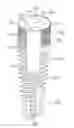 Fig. 01 - APPARATUS AND METHOD FOR ANATOMIC RESTORATION DENTAL IMPLANT HAVING A TWO-PIECE REINFORCED ZIRCONIUM DIOXIDE BASE AND TITANIUM INSERT