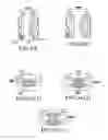 Fig. 17 - Artificial cervical and lumbar discs, disc plate insertion gun for performing sequential single plate intervertebral implantation enabling symmetric bi-disc plate alignment for interplate mobile core placement
