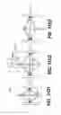 Fig. 32 - Artificial cervical and lumbar discs, disc plate insertion gun for performing sequential single plate intervertebral implantation enabling symmetric bi-disc plate alignment for interplate mobile core placement