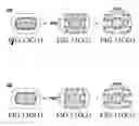 Fig. 37 - Artificial cervical and lumbar discs, disc plate insertion gun for performing sequential single plate intervertebral implantation enabling symmetric bi-disc plate alignment for interplate mobile core placement