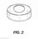 Fig. 03 - Lozenge dosage form having a disintegrative tablet portion and a candy glass shell portion