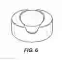Fig. 07 - Lozenge dosage form having a disintegrative tablet portion and a candy glass shell portion