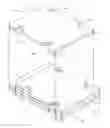 Fig. 01 - Quad foot nestable block pallet