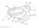 Fig. 01 - Toilet with vitreous china flush engine and polymeric outer structure