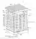 Fig. 01 - Semiconductor memory device with a three-dimensional stacked memory cell structure