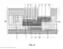 Fig. 10 - Flexible TFT substrate having a plurality of grooves in organic material