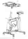 Fig. 02 - Exercise bicycle with a desk plate